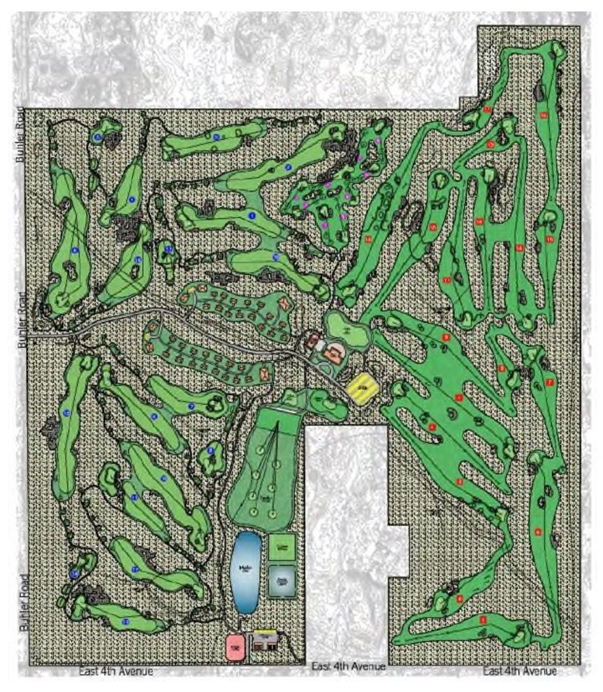 Golf Course Map Reno Reno County takes step toward STAR bonds for golf resort – The ...